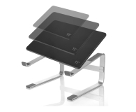 Spacetronik Wysoka podstawka pod laptopa SPP103S Srebrna - 1153986 - zdjęcie 2